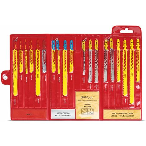 Starrett BU4 BU4 Jigsaw Blade Assortment Pack, 19 Piece STRBU4