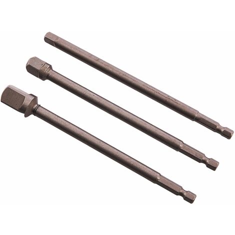 3pc 150mm 1/4" Hex Extension Adapter Set - I5705