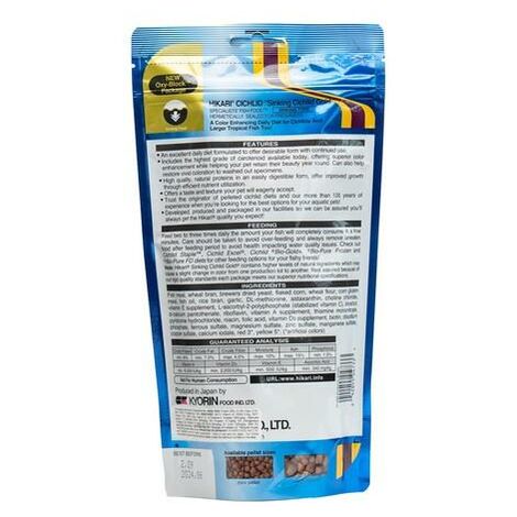 Hikari Cichlid Gold Sinking Medium [SNG] 342g - 49325 (1/2)