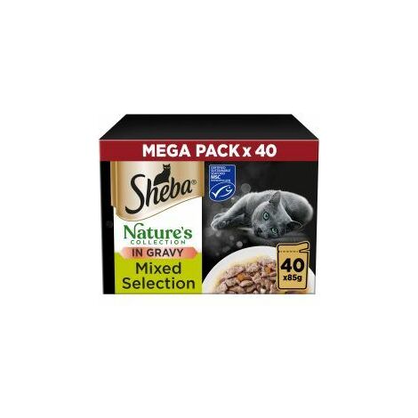 Sheba Natures Collection Cat Food Pouch Mixed Selection in G - 85g - 815060