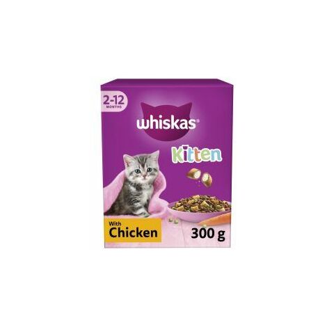 Whiskas Kitten Chicken Dry Cat Food - 300g - 812236
