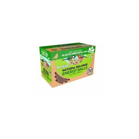 Peckish Natural Balance 50 Energy balls - Plastic Free Packa - 726367