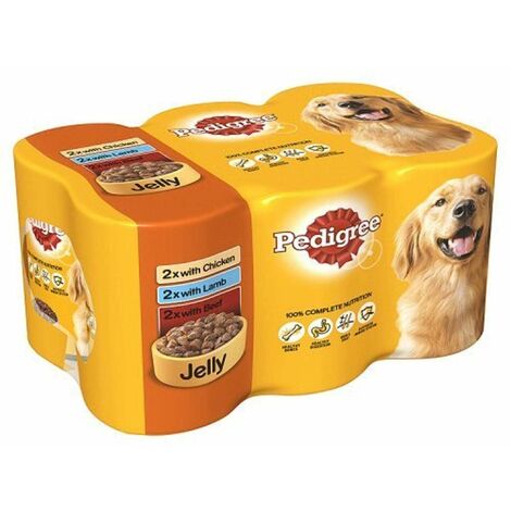 Pedigree Can in Jelly  6 Pack - 400g - 36330 (1/2)