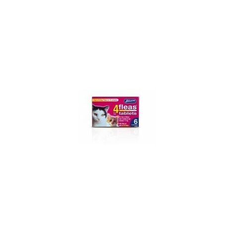 Johnsons 4fleas Kitten/Cat Tabs - 6pk - 706917