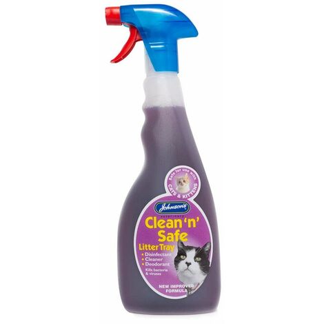 Johnsons Clean & Safe Litter Tray - 500ml - 170915 (1/2)