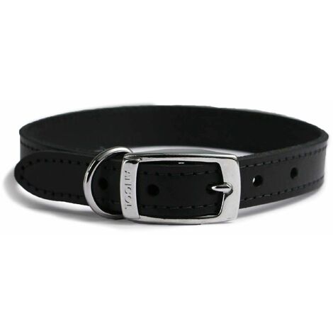 Ancol Leather Collar Black - 12 - 870100 (1/5)