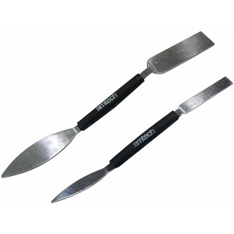 2pc leaf & square profiling tool set for wood carving – Heat treated carbon steel – Non-slip grip for ease of use – G1855 – Am-Tech (1/4)