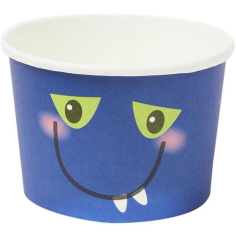 Monster Tableware Party Treat Tubs X8 Monster Tableware Party Treat Tubs X8