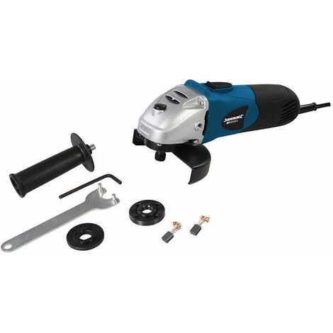 Silverline Tools 571295 DIY 650W Angle Grinder 115mm, 650 W, Blue