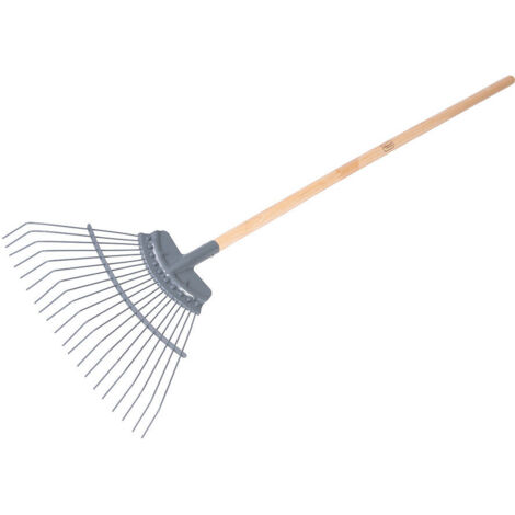 Silverline Carbon Steel Lawn Rake 1730mm 235803