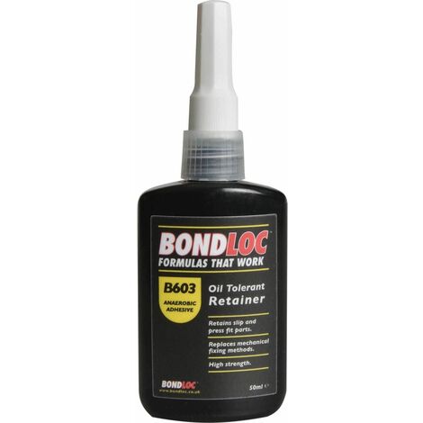 Bondloc B603-50 B603 Oil Tolerant Retaining Compound 50ml BONB60350