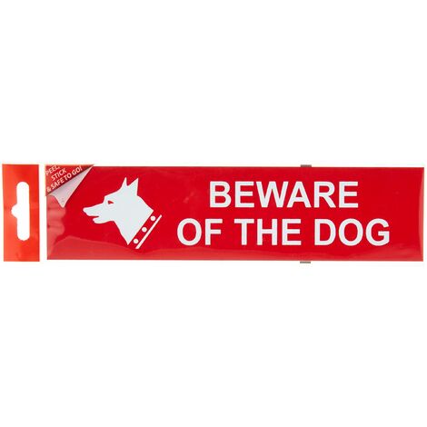 Scan 5251 Beware Of The Dog - PVC 200 x 50mm SCA5251 (1/3)