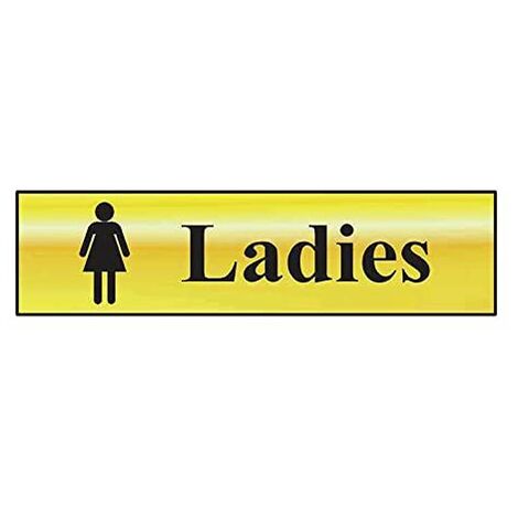 Scan 6002 Ladies - Polished Brass Effect 200 x 50mm SCA6002 (1/2)