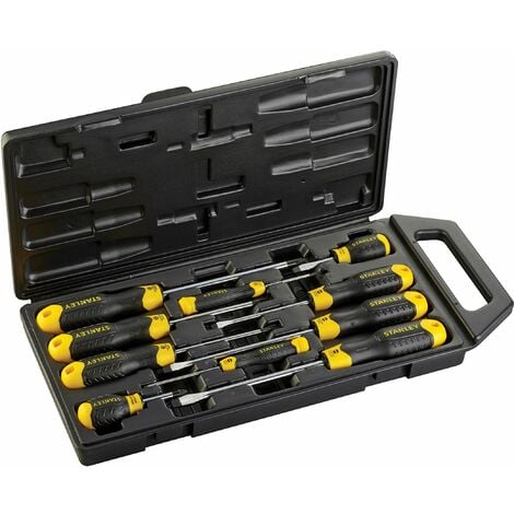 Cushion Grip Screwdriver Set, 10 Piece SL/PZ STA265014