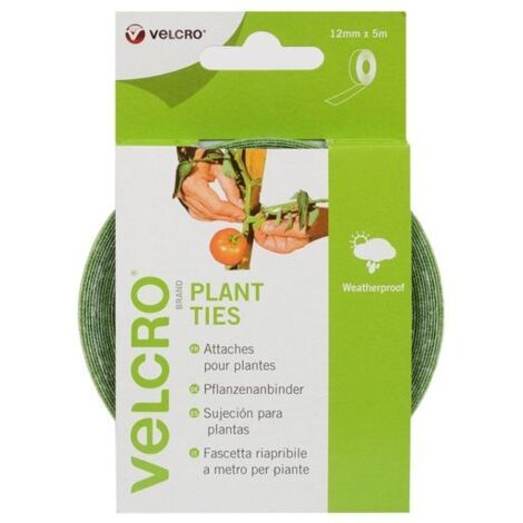 VELCRO� Brand ONE-WRAP� Plant Ties 12mm x 5m Green VEL60202