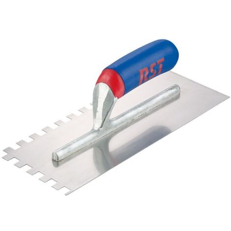 Notched Trowel Square 10mm� Soft Touch Handle 11 x 4.1/2in RST6260ST