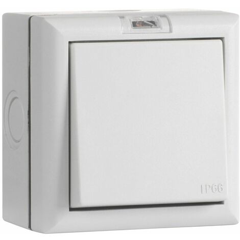 IP66 2-Way Switch Neon 1-Gang SMJE61G2B