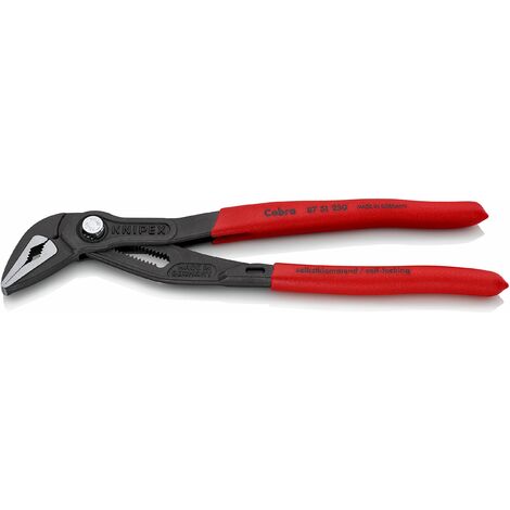 Cobra ES Extra Slim Water Pump Pliers PVC Grip 250mm - 34mm Capacity ...