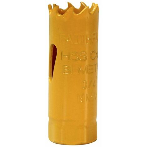 Faithfull Bi-Metal Cobalt Holesaw 16mm Cutting Depth 38mm FAIHSVP16 (1/4)