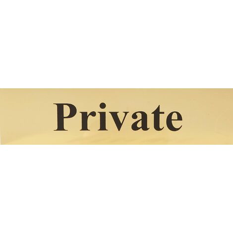 Scan 6012 Private - Polished Brass Effect 200 x 50mm SCA6012 (1/3)