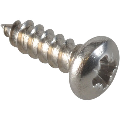 Self-Tapping Screw Pozi Pan A2 SS 3/8in x 4 ForgePack 80 FOR184751 (1/2)