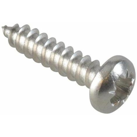 Self-Tapping Screw Pozi Pan A2 SS 5/8in x 6 ForgePack 50 FOR184935 (1/3)