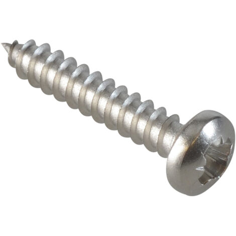 Self-Tapping Screw Pozi Pan A2 SS 3/4in x 6 ForgePack 40 FOR184966 (1/2)