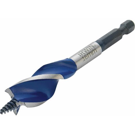 Irwin 1921991 Blue Groove 6X Stubby Wood Bit 16 x 100mm IRW1921991