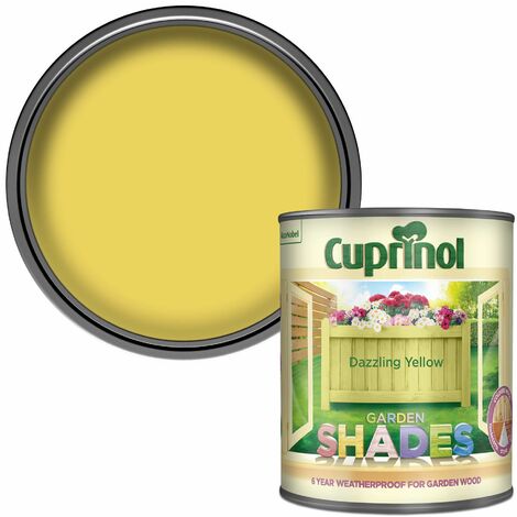 Garden Shades Dazzling Yellow 1 litre CUPGSDAZ1L