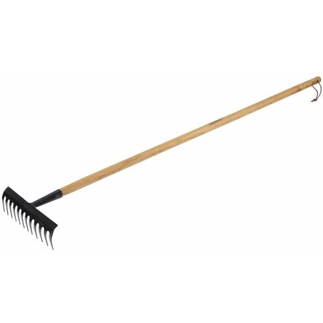 Draper Carbon Steel Garden Rake with Ash Handle (14306)