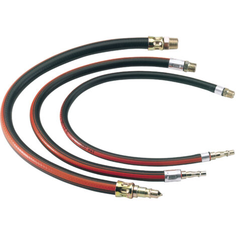 Draper 600mm 1/4" BSP Air Line Whip Hose (54438) (1/5)