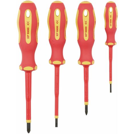 Draper Ergo Plus&174 VDE Screwdriver Set (4 Piece) (64693)