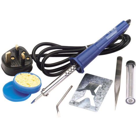 Draper 25W 230V Soldering Kit (Model 71415) – Complete Electronics Soldering Iron Set for DIY and Professional Use