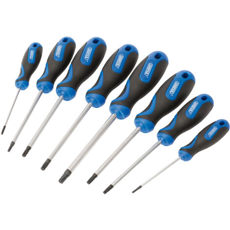 Draper Soft Grip TX-STAR&174 and TX-STAR&174 Security Screwdriver Set (8 Piece) (34251)