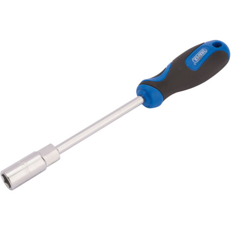 Draper 63507 11mm Soft Grip Nut Spinner – Chrome Vanadium Steel Socket With Hex Base For Extra Torque