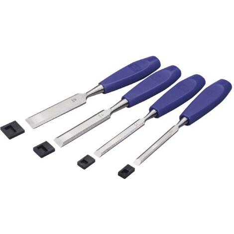 Draper 4-Piece Bevel Edge Wood Chisel Set (120mm) - Model 69619