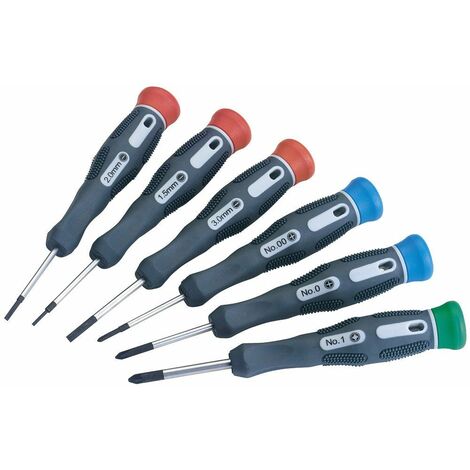 Draper Soft Grip Precision Screwdriver Set 6 Piece 78924