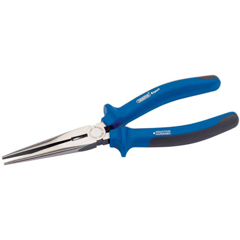 Draper Expert Heavy Duty 200mm Long Nose Pliers with Soft Grip Handles (Model 68888)