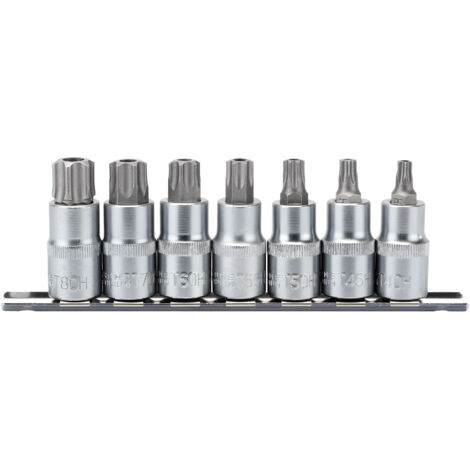 Draper 1/2" Sq. Dr. Draper TX-STAR Security Socket Bit Set (7 Piece) (16334) (1/5)