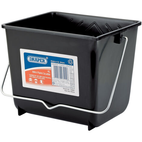 Draper 5-Litre Paint Scuttle (Model 53087) – Durable Mini Paint Container for Home Improvement and Painting Projects