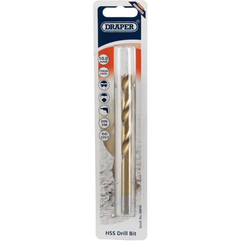 Draper 10.0mm HSS Titanium Drill Bit (38844) (1/5)