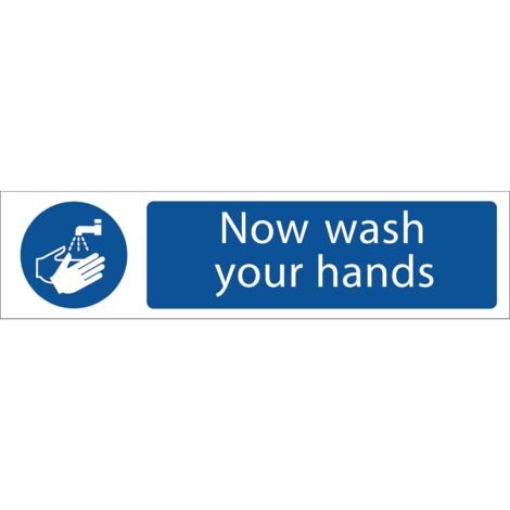Draper 'Wash Your Hands' Mandatory Sign (73157)