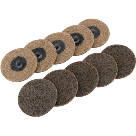Draper Ten 75mm Polycarbide Abrasive Pads (Course) (75628) (1/5)