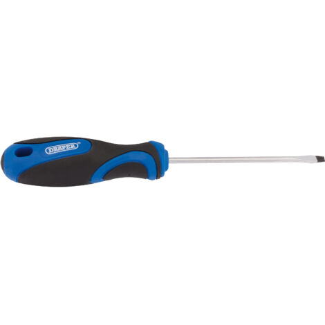 Draper 3.2 x 75mm Plain Slot Screwdriver with Soft Grip Handles (48919) (1/5)