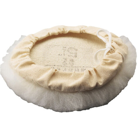Draper 140mm Lambswool Polishing Bonnet for Automotive and Surface Finishing