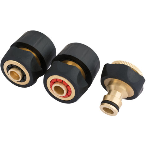 Draper Brass and Rubber Hose Connector Set (3 Piece) (24529) (1/5)