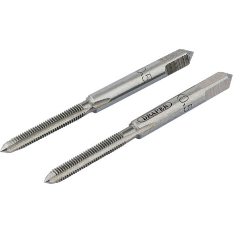 Draper 3mm Coarse Hand Taps Taper and Plug (83795)