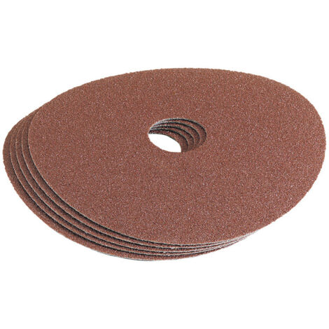 Draper 115mm 80Grit Aluminium Oxide Sanding Disc Pack of 5 (58618) (1/5)