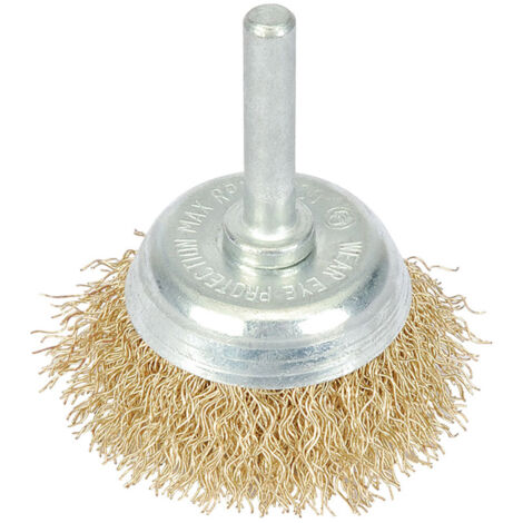 Brassed Wire Cup Brush 40Mm - 41431 (1/5)