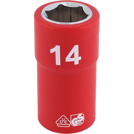 Draper 3/8 Sq. Dr. Fully Insulated VDE Socket (14mm) (31697)